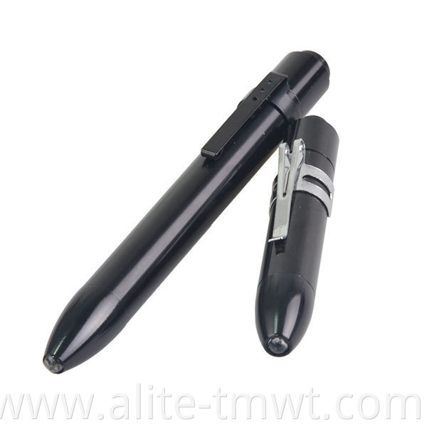 Wholesale Customized Logo Torch Pocket AAA Battery LED Ball Point Pen Light